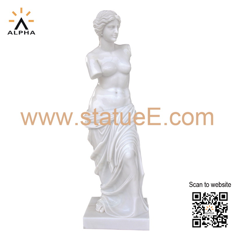 white marble venus statue